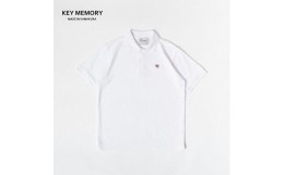 【ふるさと納税】《1》メンズMサイズ　Three polo shirts WHITE