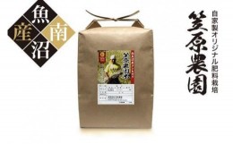 【ふるさと納税】【令和6年産新米予約／令和6年9月上旬より順次発送】南魚沼産 笠原農園米 コシヒカリ玄米 5kg