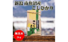 【ふるさと納税】【令和5年産】南魚沼産コシヒカリ（無洗米）【2kg】