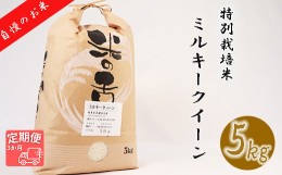 【ふるさと納税】【3か月定期便】【特別栽培米】≪令和5年産新米≫垂井町産ミルキークイーン(5kg×3回）