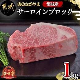 【ふるさと納税】宮崎牛サーロインブロック1kg_AG-2502