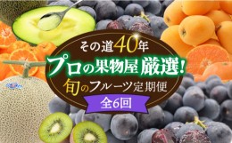 【ふるさと納税】【6回定期便 偶数月コース】フルーツ定期便 旬のフルーツをセット / ハウスびわ メロン ぶどう 巨峰 みかん など / 定期