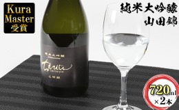 【ふるさと納税】ちえびじん純米大吟醸山田錦 720ml×2本セット【中野酒造】 人気 ギフト 贈答 ＜110-005_5＞