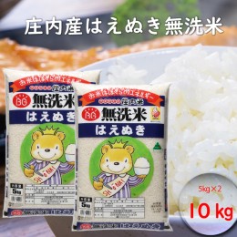 【ふるさと納税】はえぬき　無洗米　10kg