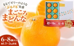 【ふるさと納税】紅まどんなと同品種 愛媛限定栽培柑橘 愛媛果試28号 ギフトボックス入り6〜8個 ＜D25-91＞【1346971】