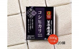 【ふるさと納税】【令和6年産新米予約／令和6年9月上旬より順次発送】南魚沼産 笠原農園米 コシヒカリ2合真空パック20個 【簡易包装】