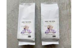 【ふるさと納税】【福岡高砂】AND THE SOIL.オリジナル焙煎ディカフェオーガニックコーヒー豆MEX　中煎り300g