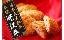 【ふるさと納税】【総本家肉のあさの】近江牛調理済みコロッケ【400ｇ（80ｇ×5個）】・メンチカツ【425ｇ（85ｇ×5個）】【AE04SM】