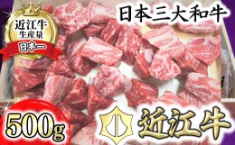 【ふるさと納税】【4等級以上】近江牛角切り カレー・シチュー用【500ｇ】【AG10SM】