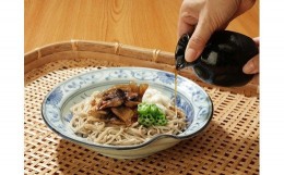 【ふるさと納税】鮎甘露煮の蕎麦セット（温そば・冷やしとろろそば各2人前）(A629-1)