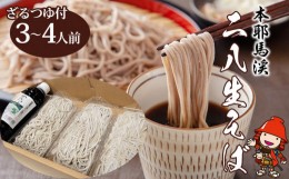 【ふるさと納税】本耶馬渓 二八生そば 3〜4人前 (150g×3) ざるつゆ付 そば 蕎麦 生麺 28生そば 年越しそば 国産そば粉使用 大分県産 九