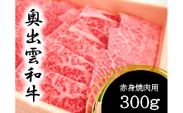 【ふるさと納税】奥出雲和牛赤身焼肉用300g【牛肉 黒毛和牛 しまね和牛 赤身 焼肉  BBQ 冷蔵 チルド 自宅用 Ａ-9】