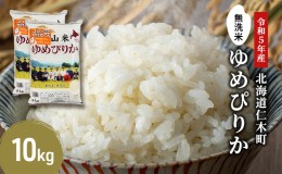 【ふるさと納税】銀山米研究会の無洗米＜ゆめぴりか＞10kg【機内食に採用】