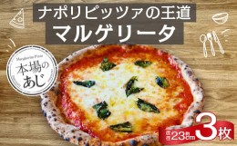 【ふるさと納税】【 ナポリピッツァ専門店 が作る 薪窯焼き 冷凍 ピッツァ セット 】 ナポリピッツァ の 王道 マルゲリータ ×3枚