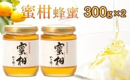 【ふるさと納税】＜国産＞かの蜂 みかん蜂蜜【300g×2個】福岡県八女市で収獲した完熟みかん蜂蜜 蜂蜜 みかん 蜜柑 はちみつ ハチミツ