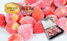 【ふるさと納税】O11 Linda Lindo BERRY 冷凍いちご 1kg 2Lサイズ