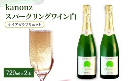 【ふるさと納税】kanonzスパークリングワイン白720ml×2本