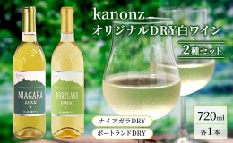 【ふるさと納税】kanonzオリジナルDRY白ワイン2種セット