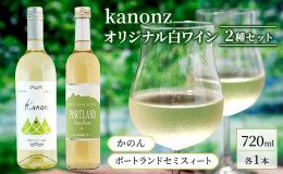 【ふるさと納税】kanonzオリジナル白ワイン2種セット