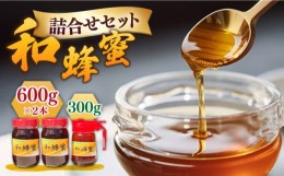 【ふるさと納税】和蜂蜜（ニホンミツバチ）600g×2本＋300gパッカー 《壱岐市》【和蜂ファーム壱岐】[JDP001]  ハチミツ 蜂蜜 はちみつ 