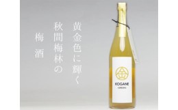 【ふるさと納税】梅酒「金 KOGANE」 720ml　1本 ／ お酒 うめ酒 芳醇 群馬県　ANAC002