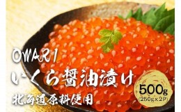 【ふるさと納税】いくら 醤油漬け 500g(250g×2パック) 北海道 秋鮭卵 冷凍 OWARI