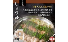 【ふるさと納税】食品添加物完全無添加 博多もつ鍋 しょうゆ味（2人前×1セット）