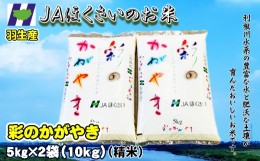 【ふるさと納税】令和5年 精米 10kg 彩のかがやき こめ おこめ お米 白米 ご飯 JAほくさい 羽生 埼玉