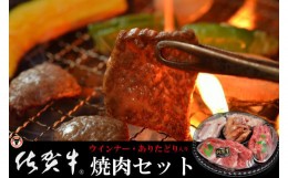 【ふるさと納税】O-159 ギフトにも使える 佐賀牛・田嶋畜産のウインナー・ありたどりの焼肉セット 