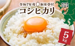 【ふるさと納税】S128-002_熊本県天草産 早期新米 コシヒカリ 5？〈令和6年産 先行受付〉 