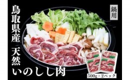 【ふるさと納税】９３．鳥取県産猪　鍋用　ミックススライス　１kg