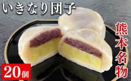 【ふるさと納税】熊本名物 いきなり団子 20個セット　お届け時期：入金確認後20日前後