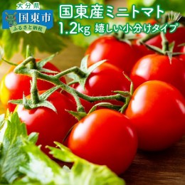 【ふるさと納税】国東産ミニトマト1.2kg※嬉しい小分けタイプ