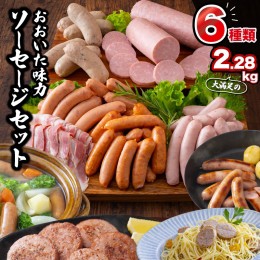 【ふるさと納税】大満足2.28kg!おおいた味力ソーセージセット_1307R