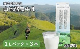 【ふるさと納税】【定期便】山地酪農牛乳【週1回配送／40回】