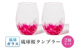 【ふるさと納税】［琉球ガラス］琉球桜タンブラー