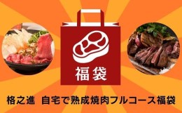 【ふるさと納税】《格之進》自宅で熟成焼肉 フルコース 福袋 セット 門崎熟成肉 カルビ モモ すき焼き しゃぶしゃぶ ロース ステーキ ヒ