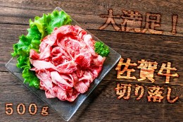 【ふるさと納税】FK027_【佐賀のお肉をご家庭に！】佐賀牛切り落とし500g