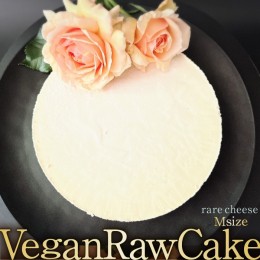 【ふるさと納税】植物性100％ Vegan Raw Cake Cheese（レアチーズ/Mサイズ）お砂糖・小麦粉・乳製品不使用のスイーツ ヴィーガンローケー