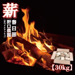 【ふるさと納税】BC002　薪　ホワイトアッシュ　BBQ・焚き火用　30kg