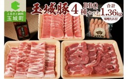 【ふるさと納税】玉城豚BBQセット 1.36kg