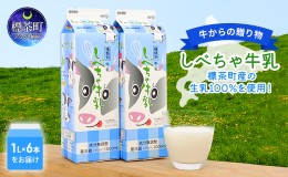 【ふるさと納税】北海道　しべちゃ牛乳（1000ml）×6本