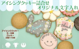 【ふるさと納税】cookies Toya!!　アイシングクッキー詰合せ 「オリジナル文字入れ」