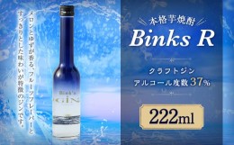 【ふるさと納税】Binks R クラフト ジン お酒 アルコール 222ml×1本