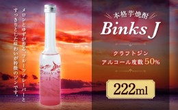 【ふるさと納税】Binks J クラフト ジン お酒 アルコール 222ml×1本