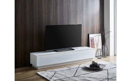 【ふるさと納税】【開梱設置】テレビ台 ルーチェ ガラスタイプ 幅150-200cm TV ホワイト 白 テレビボード TV台 TVボード ローボード 家具