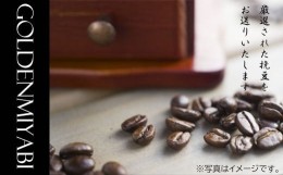 【ふるさと納税】【日本茶インストラクターが選ぶ】高級挽豆コーヒー150g×3本　「ゴールデン雅」 N4