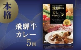 【ふるさと納税】本格飛騨牛レトルトカレー 230g×5個 | 飛騨牛 レトルトカレー 贅沢 カレー 本格 中辛 ビーフカレー 便利 簡単調理 高山