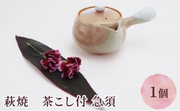 【ふるさと納税】[?5226-0171]萩焼　茶こし付 急須（大）