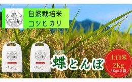 【ふるさと納税】新米 自然栽培米 コシヒカリ 『蝶とんぼ』 上白米 2kg 茨城県産 桜川 米 お米 白米 コメ ごはん コシヒカリ こしひかり 